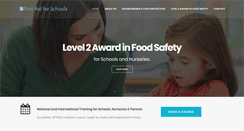 Desktop Screenshot of firstaidforschools.com